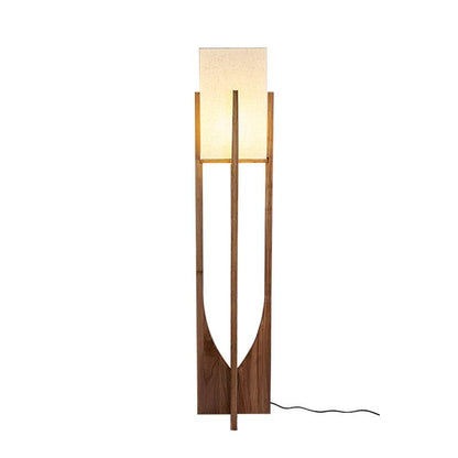 Fairbanks Floor Lamp Dia 11.8″ x H 57″ / Dia 30 cm x H 145 cm / Dark wood color / US plug Floor lamp