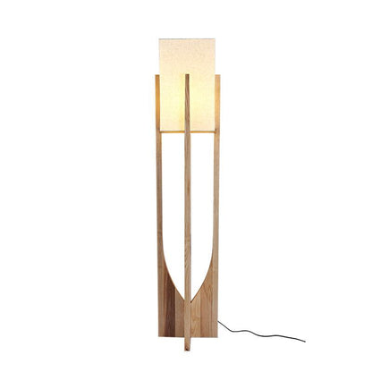 Fairbanks Floor Lamp Dia 11.8″ x H 57″ / Dia 30 cm x H 145 cm / Nature wood color / US plug Floor lamp
