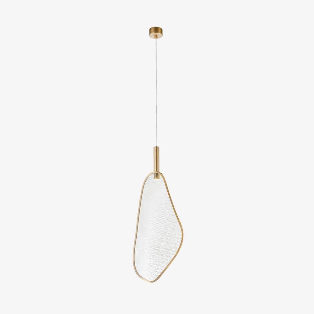 Fan Shape Pendant Light Dia 4.7″ x H 15.7″ / Dia 20cm x H 40cm / Gold / Warm Light Pendant light