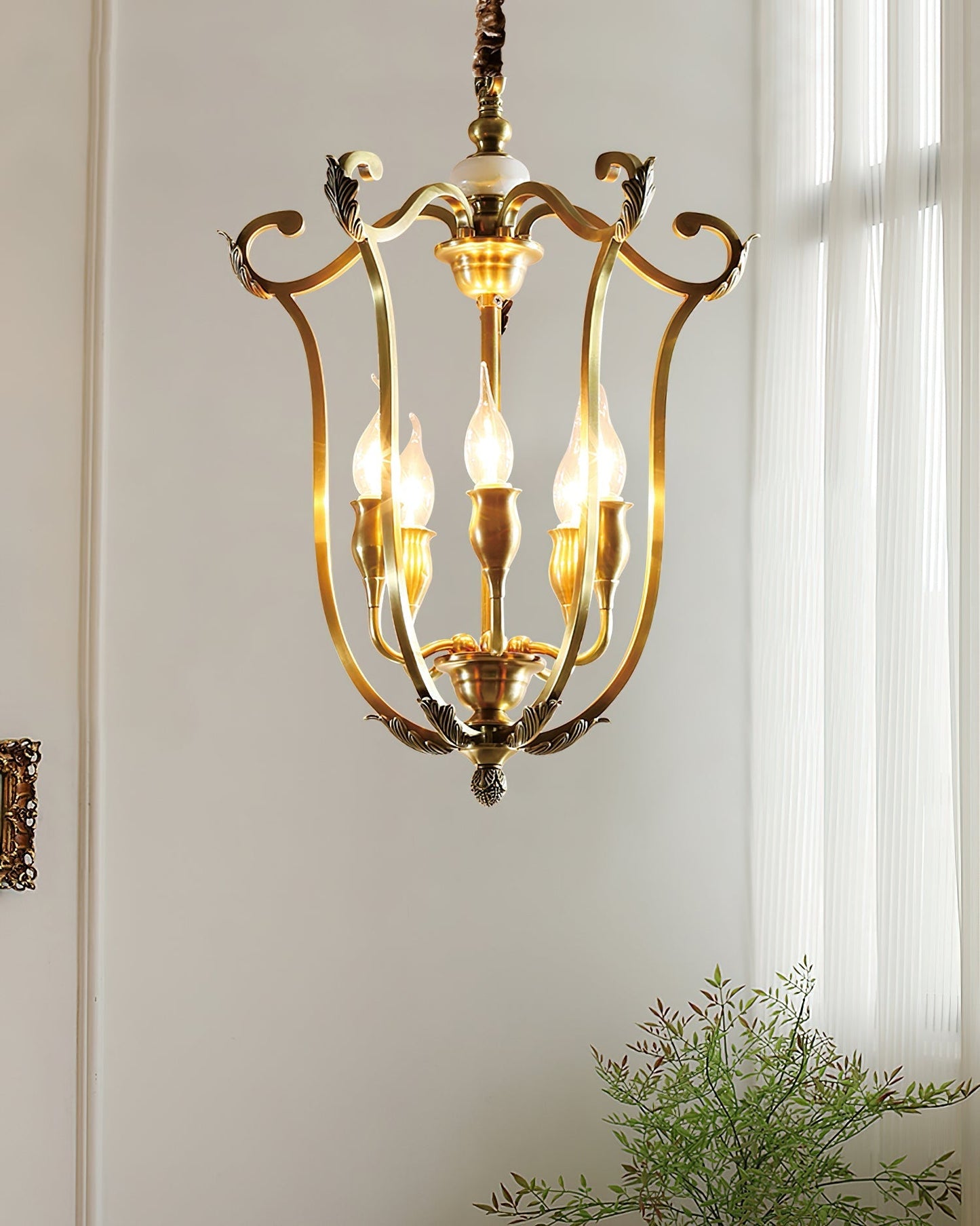 Farmhouse Lantern Chandelier Chandelier
