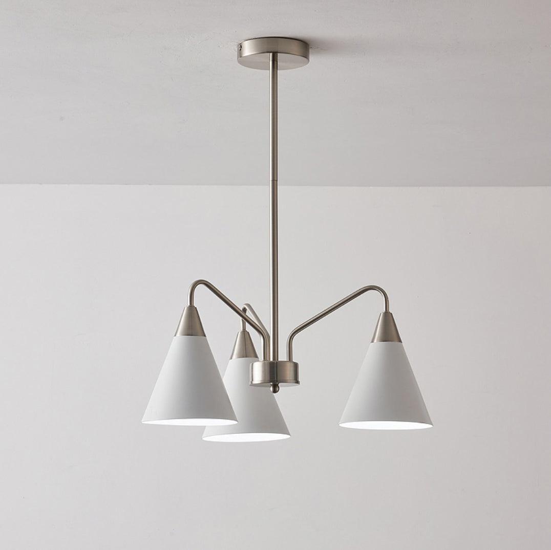 Fashion Cono Chandelier 3 heads ? 20.9″ x H 11.8″ / Dia 53cm x H 30cm / Sand Nickel Color Chandelier