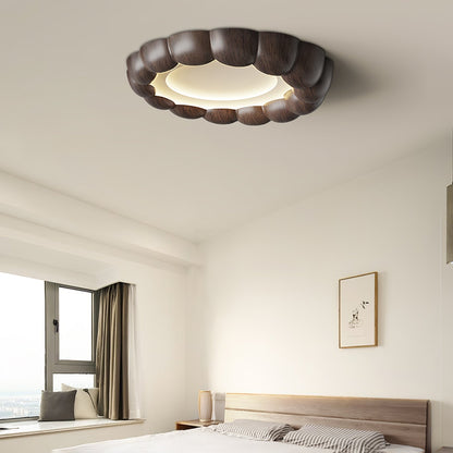 Faux Wood Ripple Ceiling Lamp Ceiling lamp