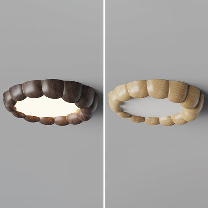 Faux Wood Ripple Ceiling Lamp Ceiling lamp