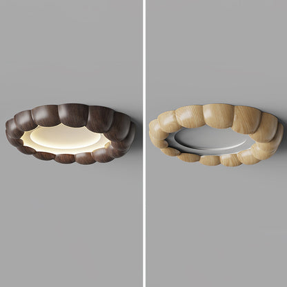 Faux Wood Ripple Ceiling Lamp Ceiling lamp