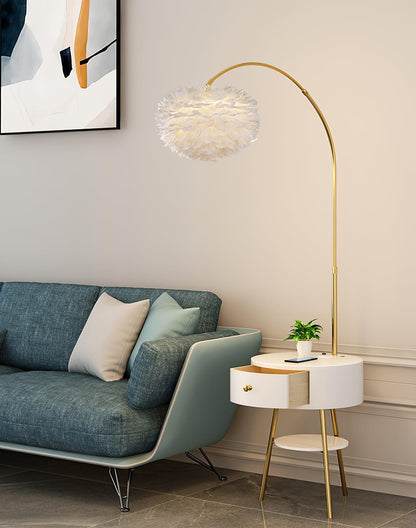 Feather Drawer Floor Lamp Floor lamp