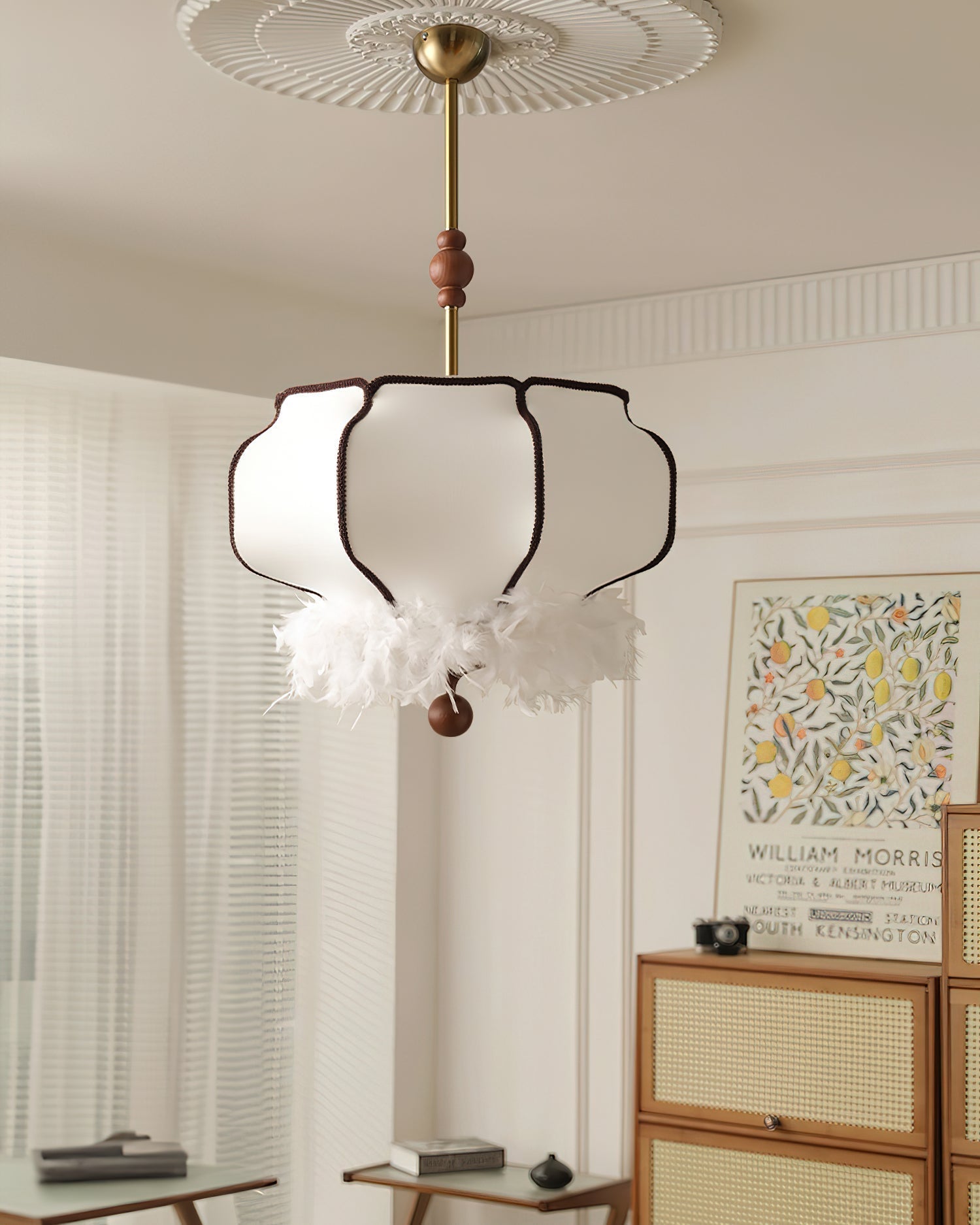 Feathered Lantern Pendant Light Pendant light