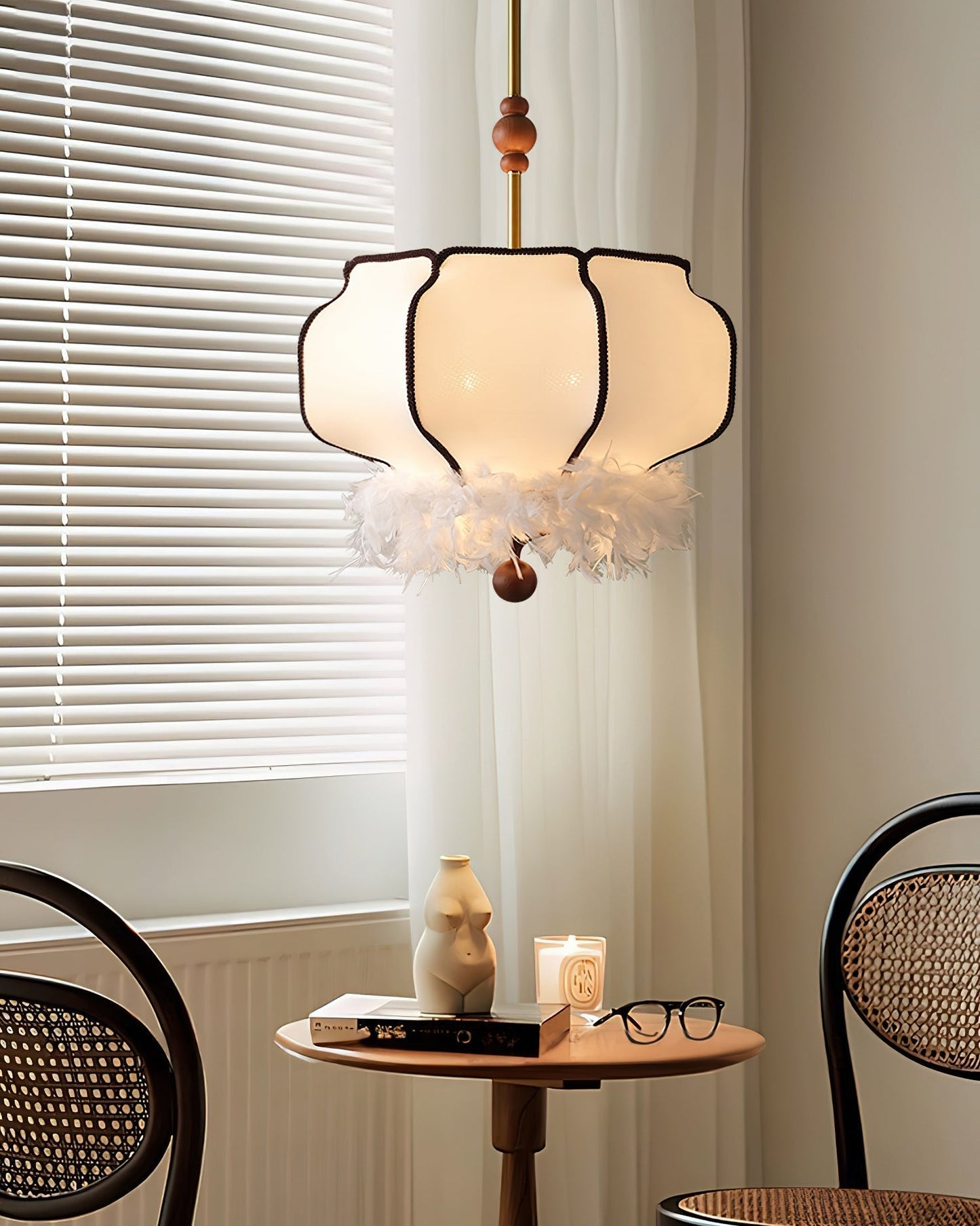 Feathered Lantern Pendant Light Pendant light