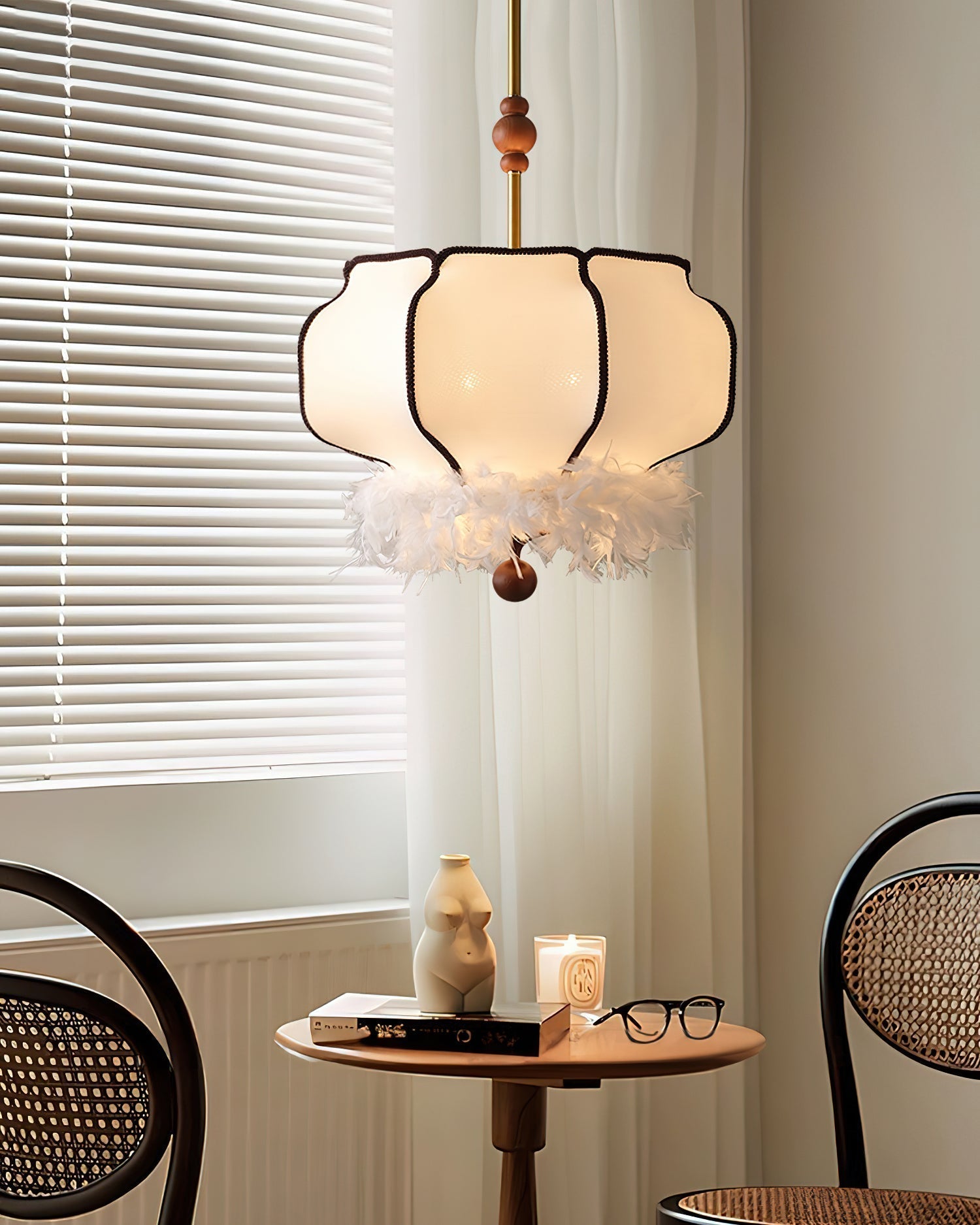 Feathered Lantern Pendant Light Pendant light