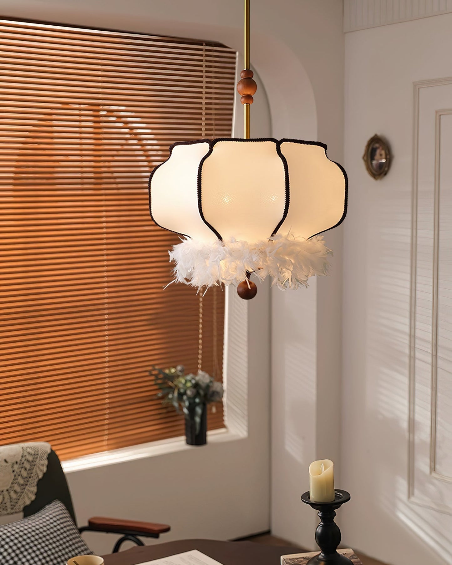 Feathered Lantern Pendant Light Pendant light