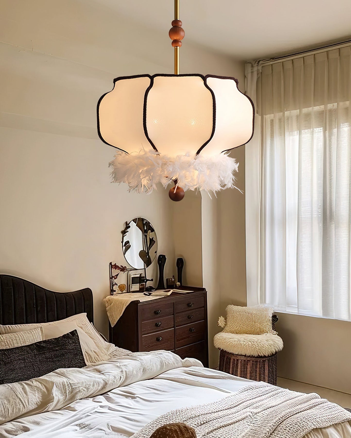 Feathered Lantern Pendant Light Pendant light