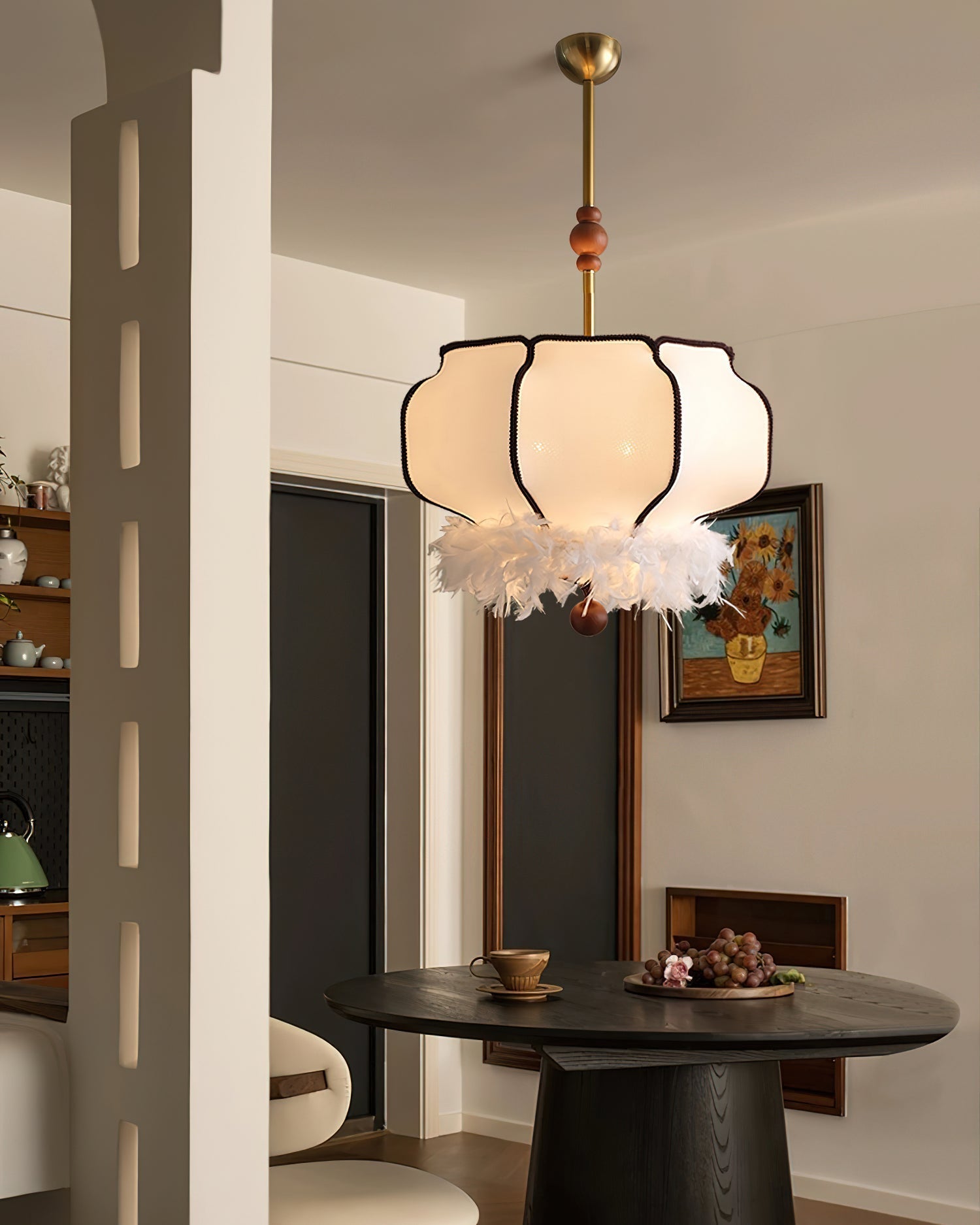 Feathered Lantern Pendant Light Pendant light