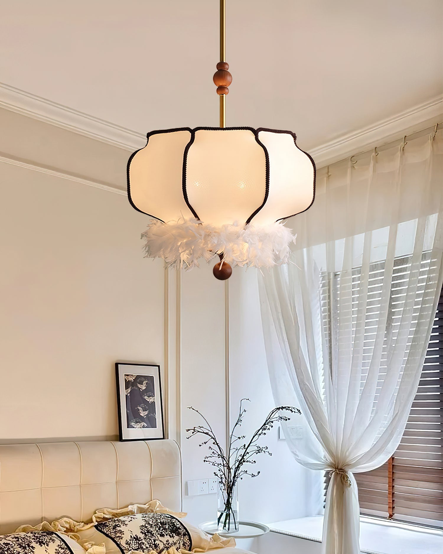 Feathered Lantern Pendant Light Pendant light