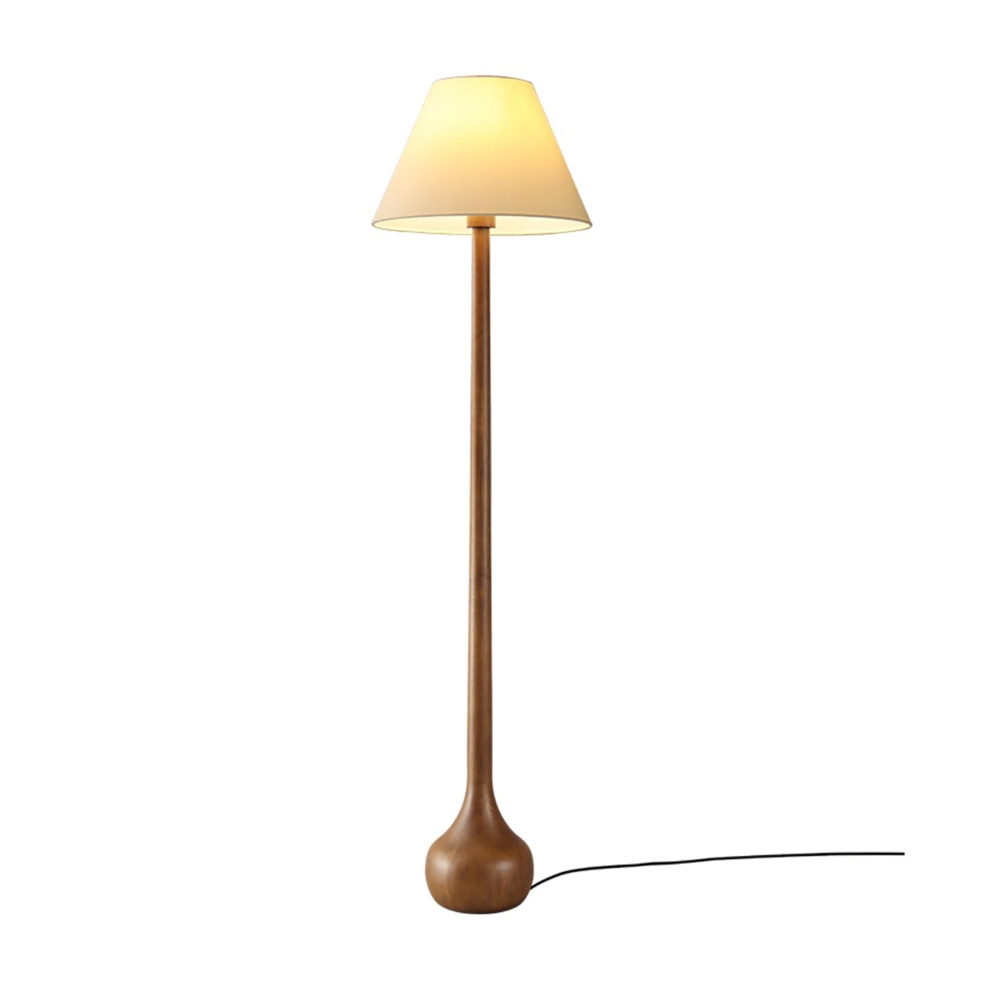 Final Strike Floor Lamp Dia 15.7″ x H 59.4″ / Walnut Color / US Plug Floor lamp