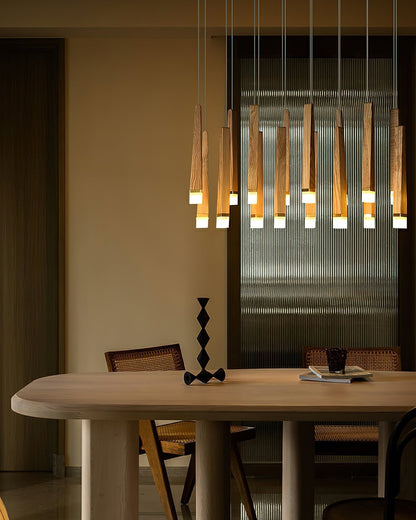 Firewood Stick Chandelier Chandelier