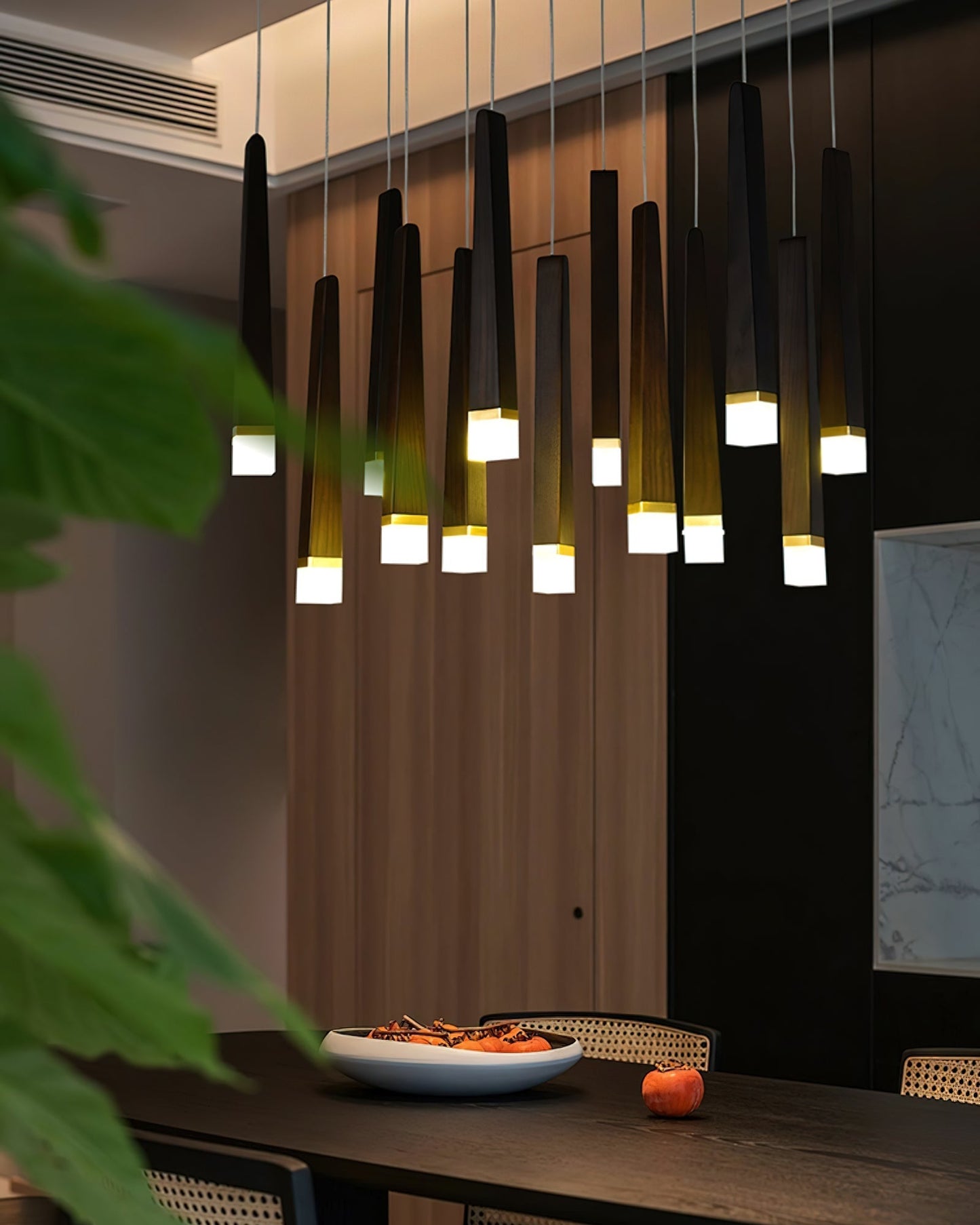 Firewood Stick Chandelier Chandelier