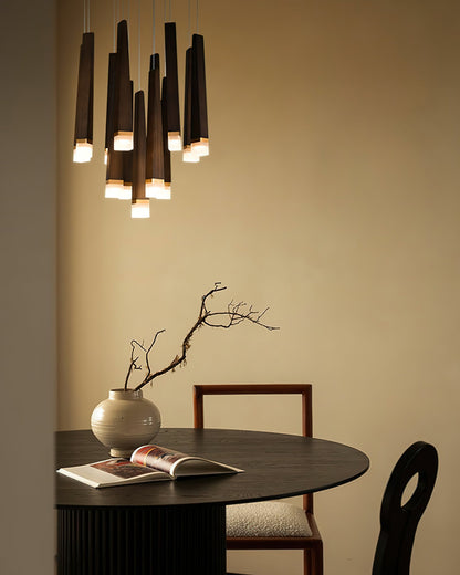 Firewood Stick Chandelier Chandelier