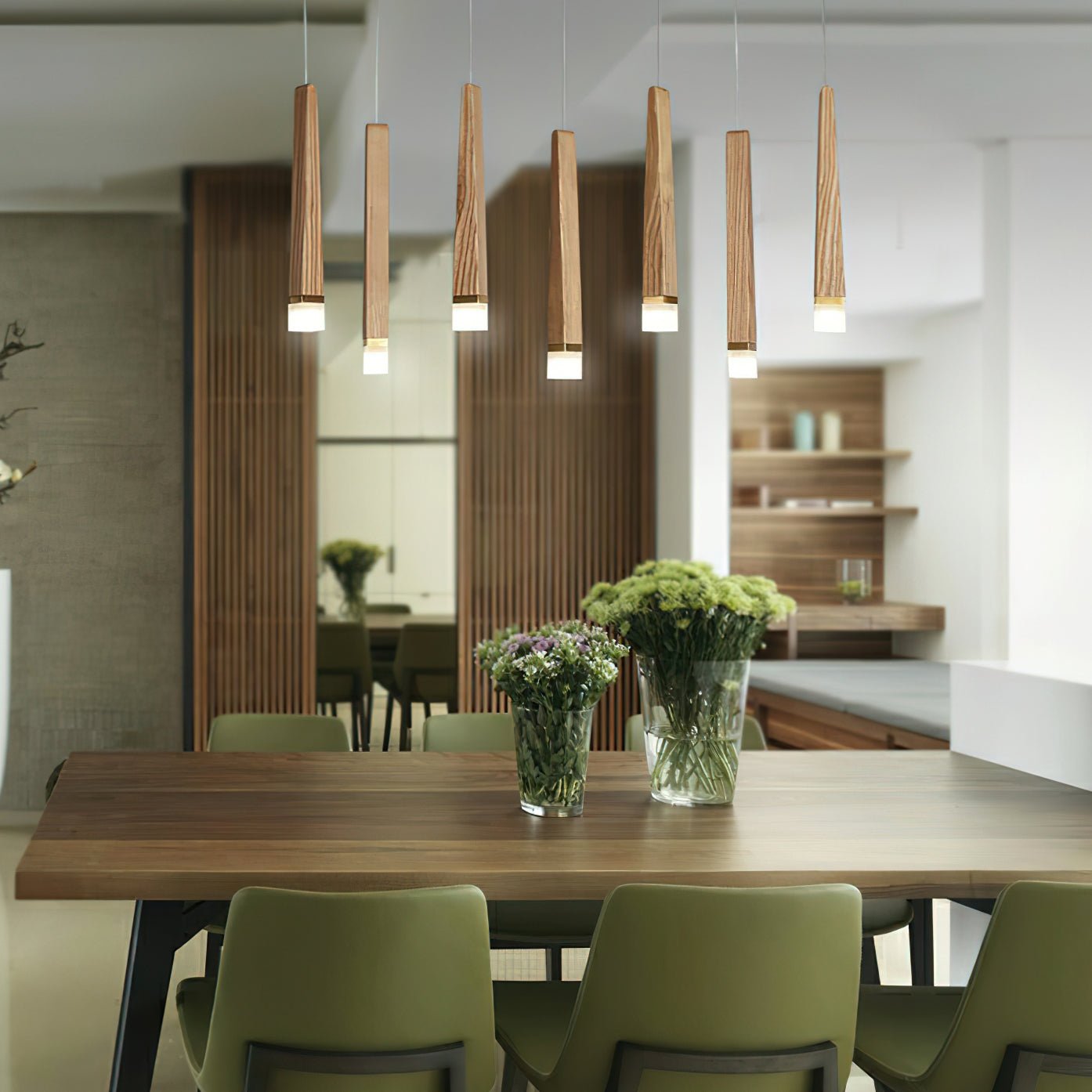 Firewood Stick Chandelier Chandelier