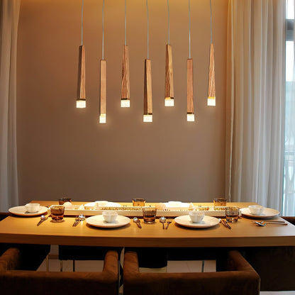 Firewood Stick Chandelier Chandelier