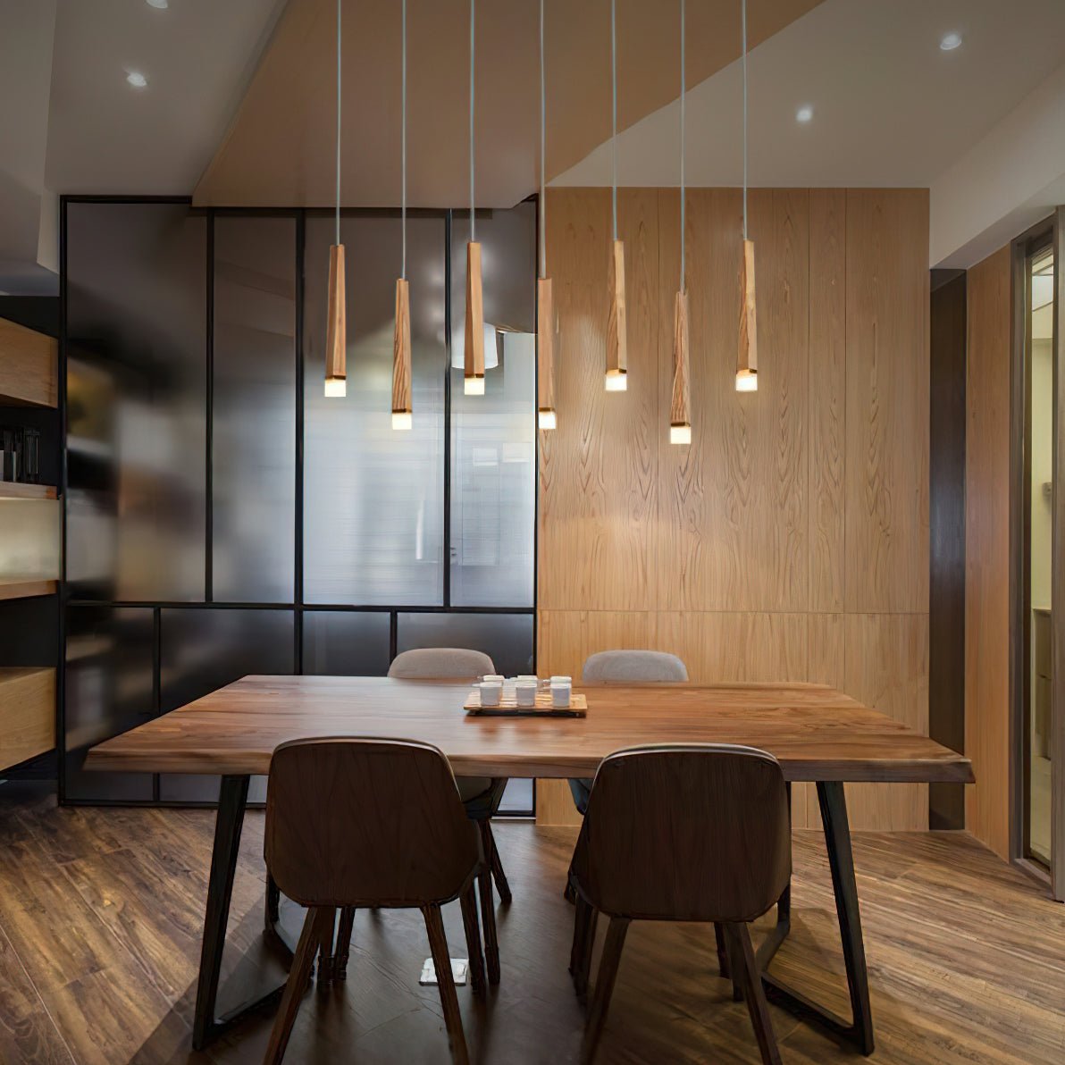 Firewood Stick Chandelier Chandelier
