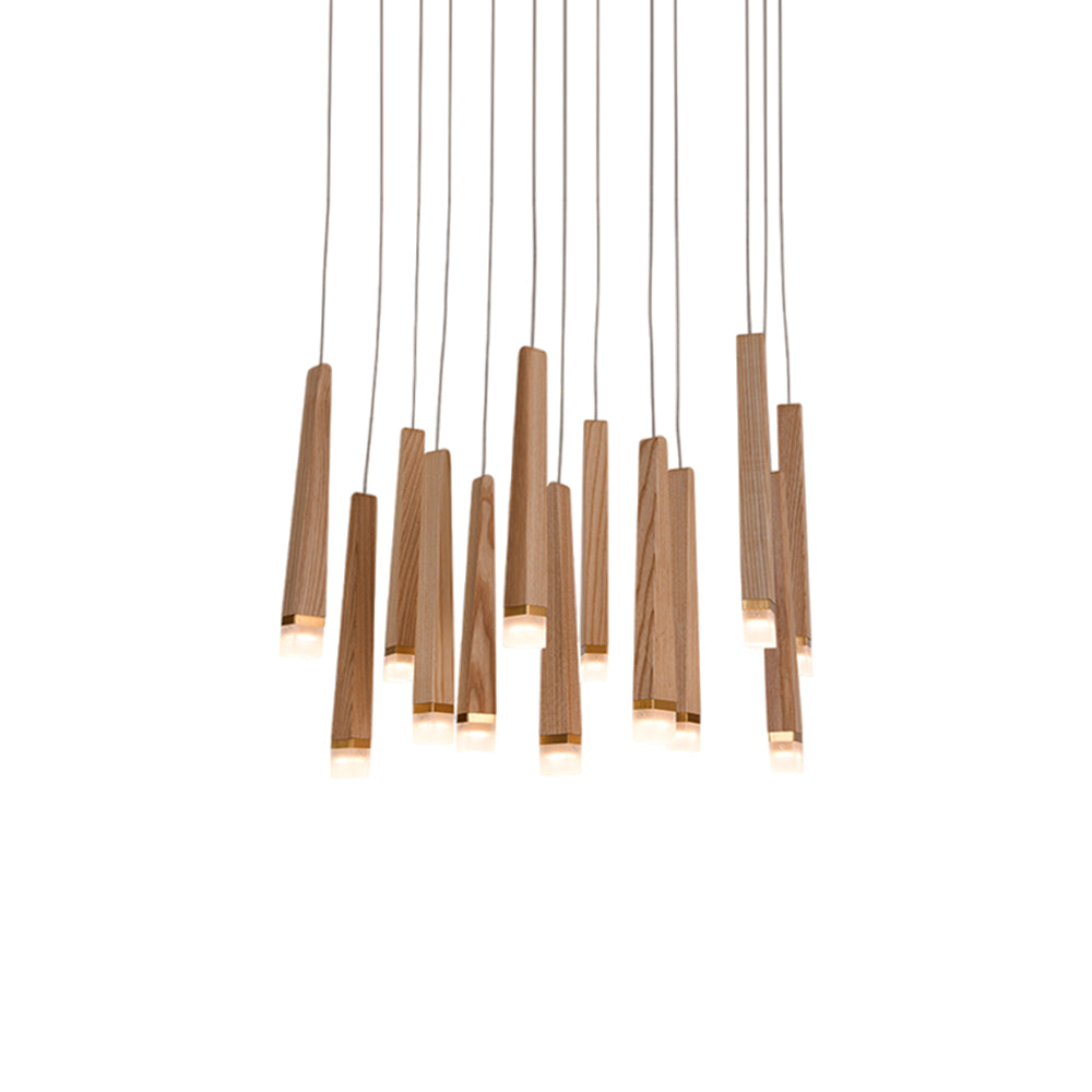 Firewood Stick Chandelier Chandelier