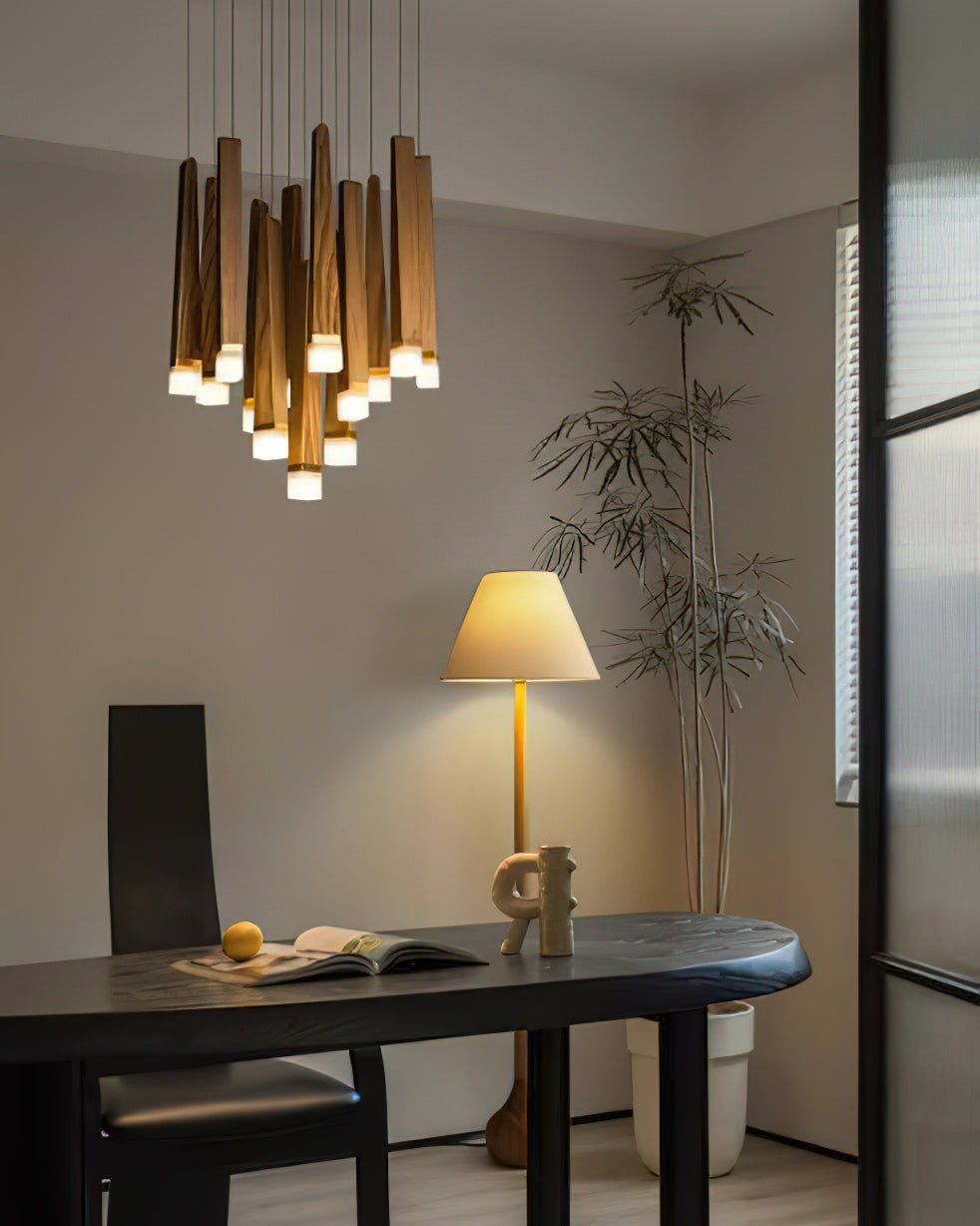 Firewood Stick Chandelier Chandelier