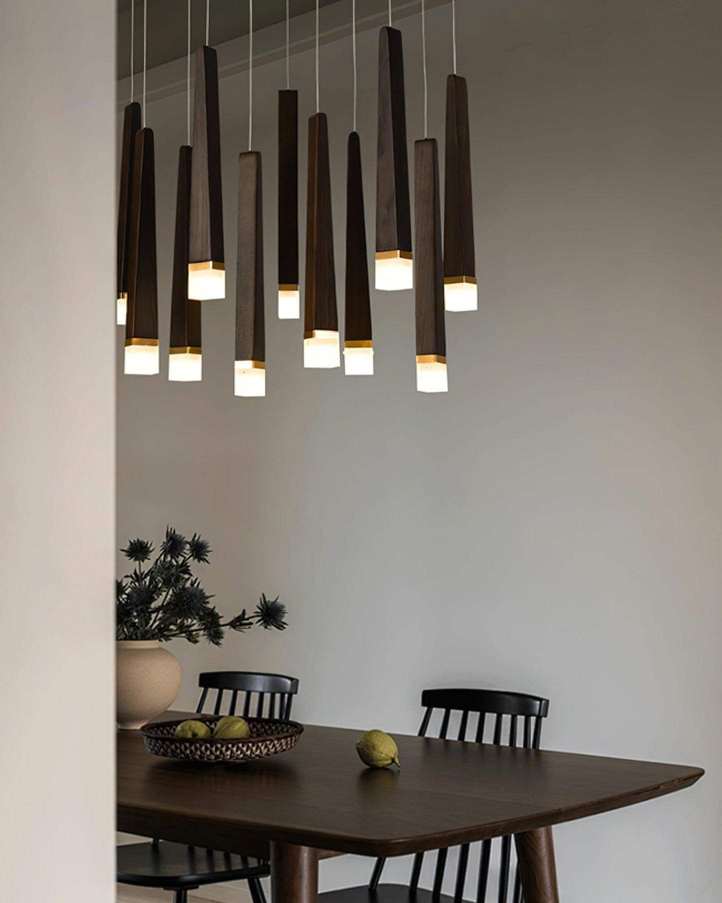Firewood Stick Chandelier Chandelier