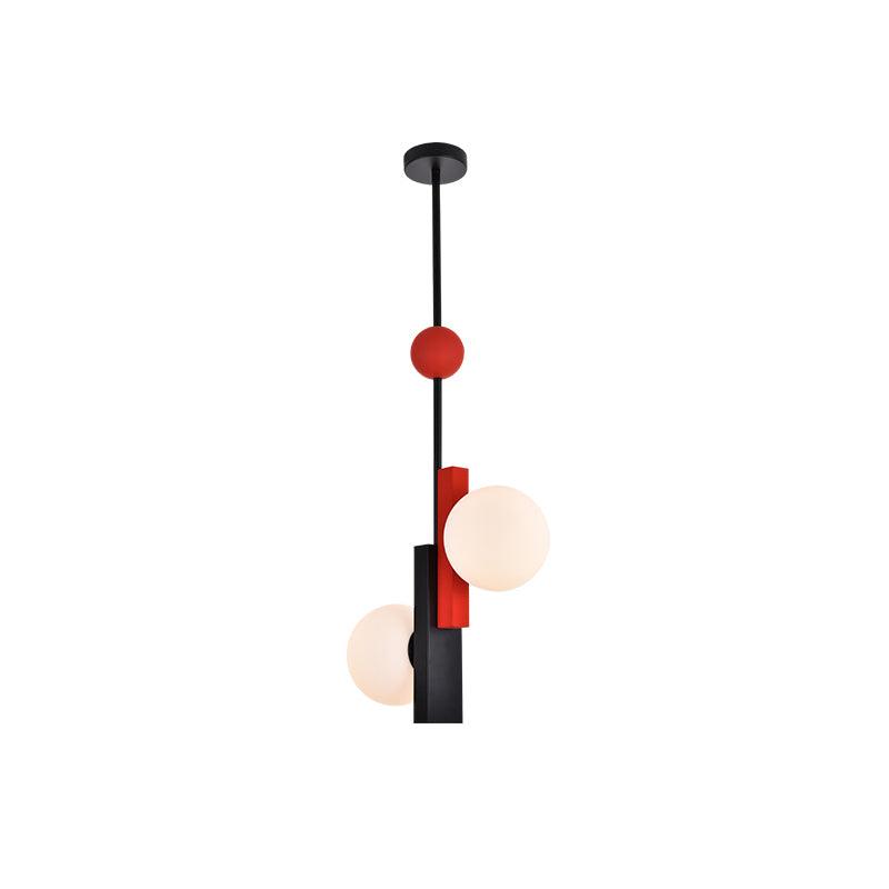 First Dance Pendant Lamp Model C: L 17.3″ x H 47.2″ / L 44cm x H 120cm Pendant light