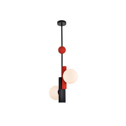 First Dance Pendant Lamp Model C: L 17.3″ x H 47.2″ / L 44cm x H 120cm Pendant light