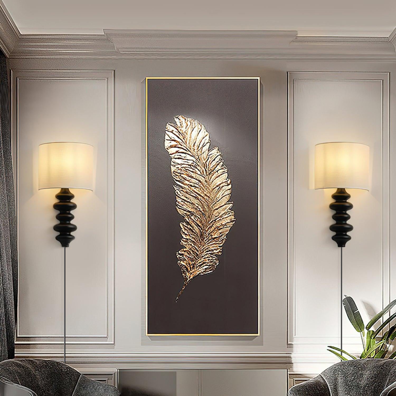 Fishbone Plug-in Sconce Wall lamp
