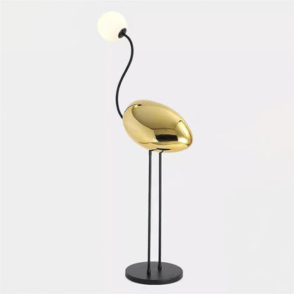 Flamingos Floor Lamp Dia 17.7″ x H 53″ / Dia 45cm x H 135cm / Black & Gold / US Plug Floor lamp