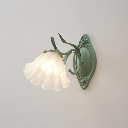 Flared Wall Light ? 11.8″ x H 8.7″ / Dia 30cm x H 22cm / Green Wall lamp