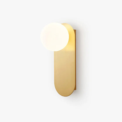 Flat Base Globe Sconce Wall lamp