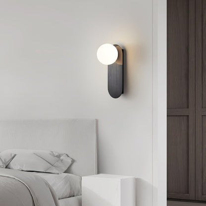 Flat Base Globe Sconce Wall lamp