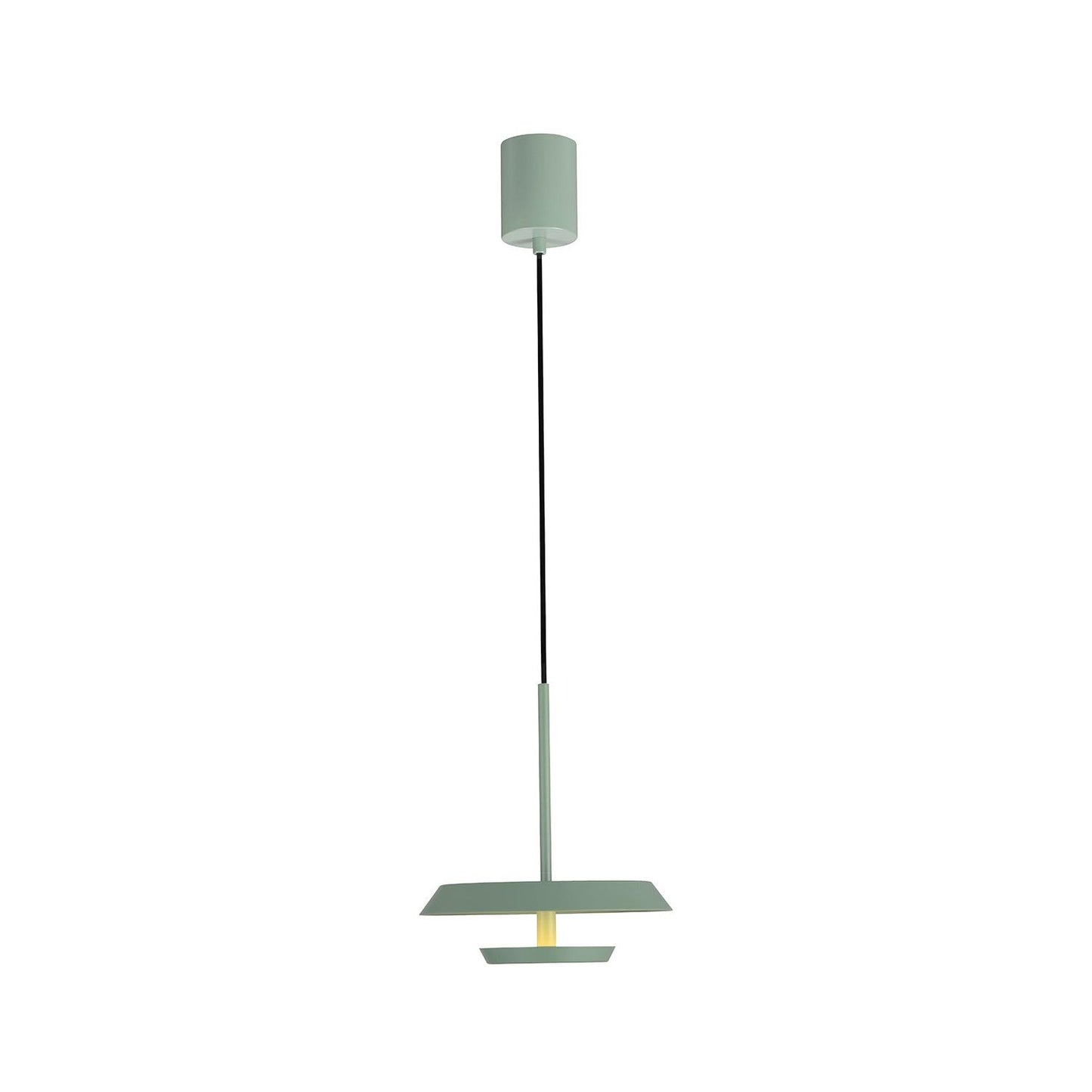 Flat Pendant Light Dia 15.7″ x H 14.4″ / Dia 40cm x H 36.5cm / Green / Warm Light Pendant light