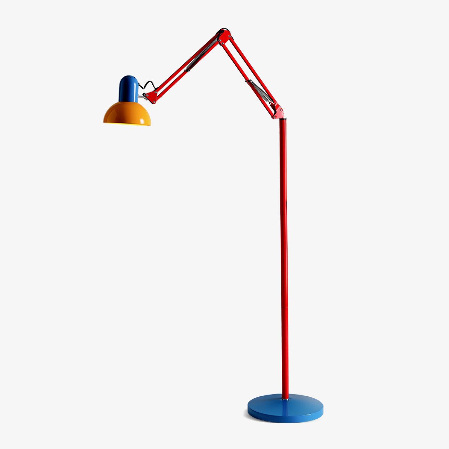Flexi Bright Floor Lamp Dia 11″ x H 74″ / Dia 28cm x H 188cm / Yellow & Red & Blue / US Plug Floor lamp