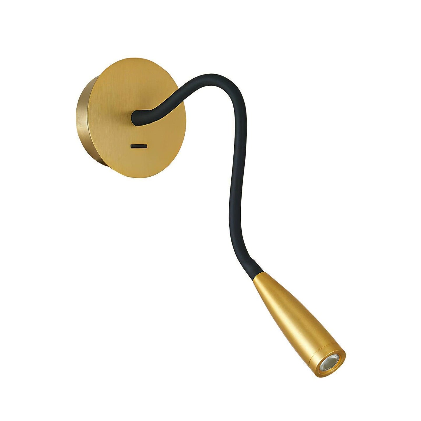 Flexi Hose Wall Light ? 3.9″ x H 10.8″ / Dia 10cm x H 27.5cm / Gold / Warm Light Wall lamp