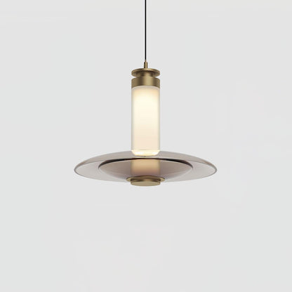 Float Glass Pendant Lamp Model B Dia 11.8″ x H 8.7″ / Dia 30cm x H 22cm / Amber & Gold / Warm Light Pendant light