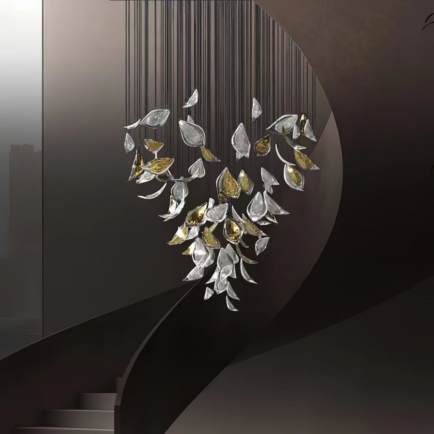 Floating Leaves Chandelier Chandelier