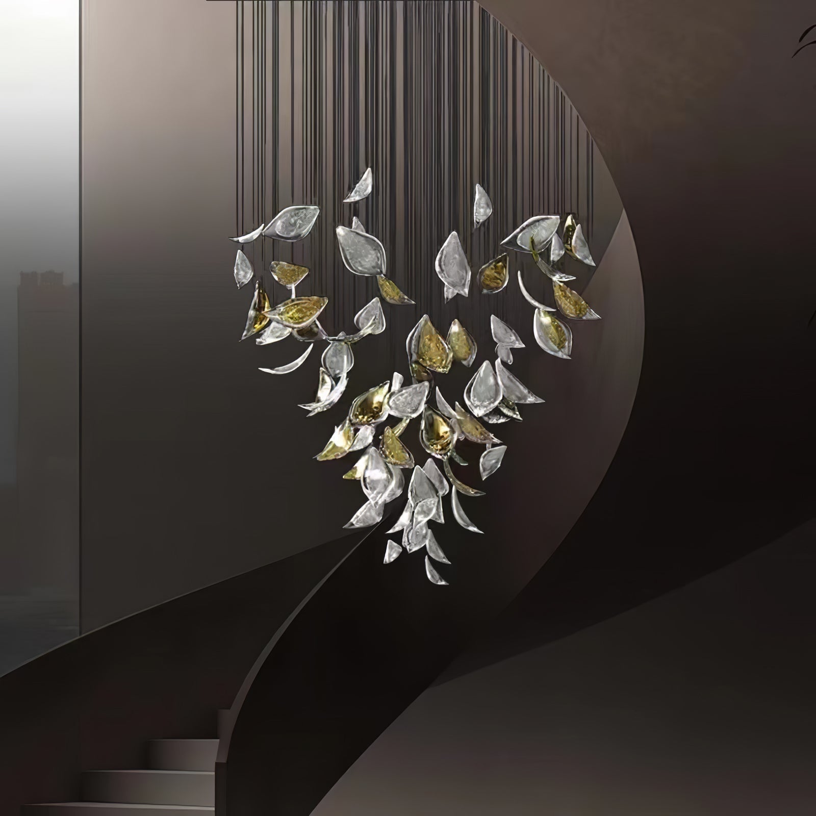Floating Leaves Chandelier Chandelier