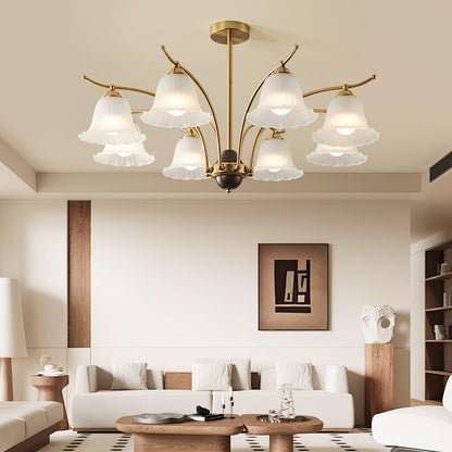 Flora Brass Chandelier Chandelier