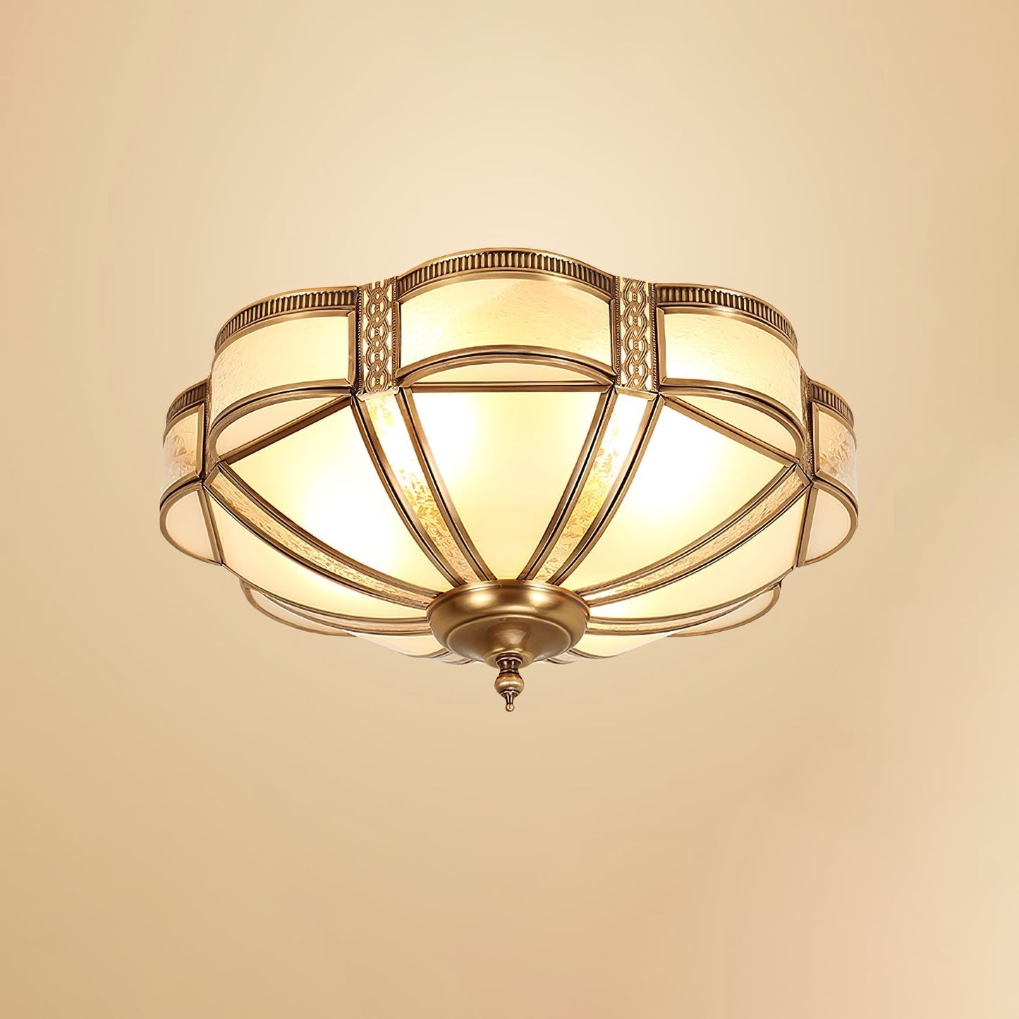 Floral Brass Ceiling Lamp Floor lamp