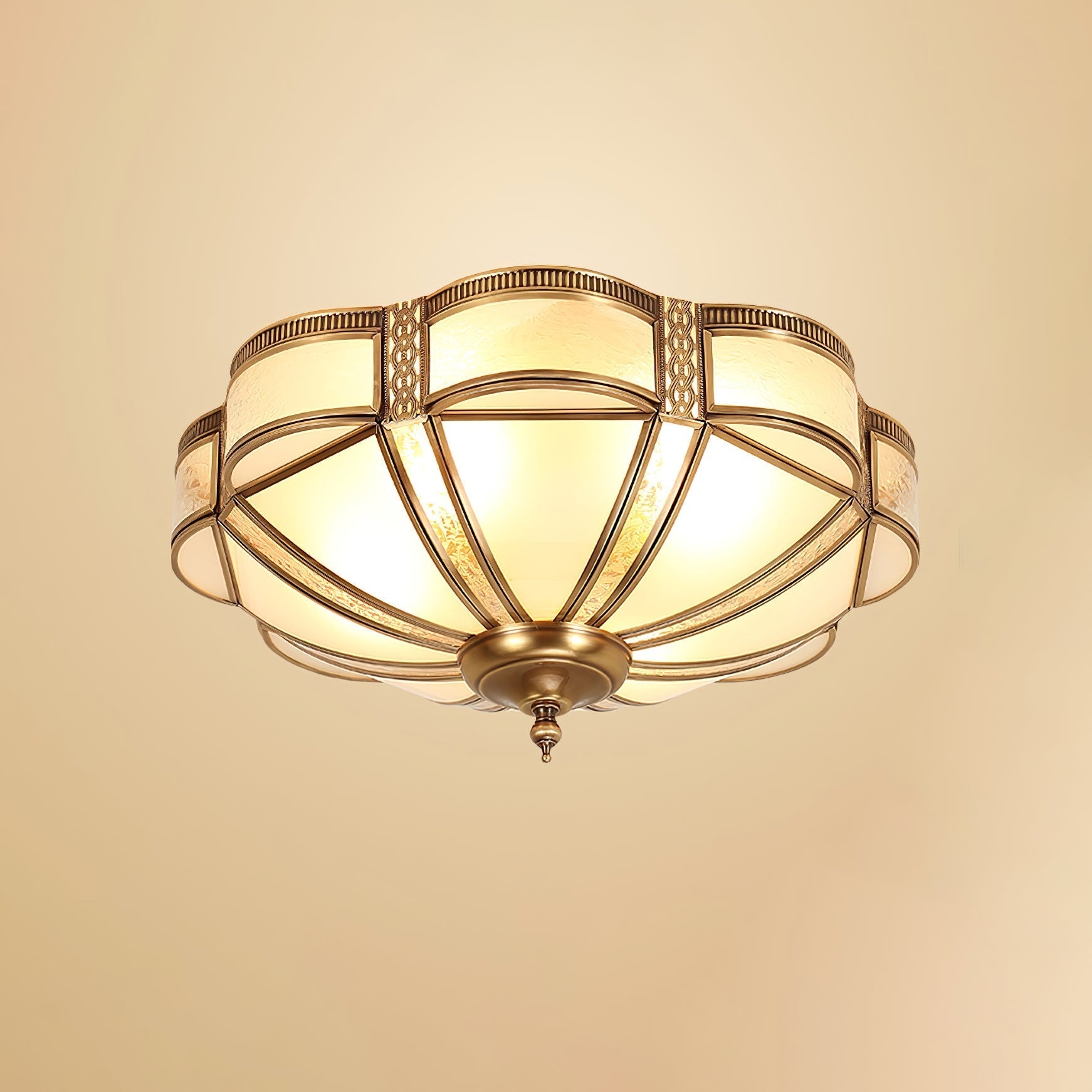 Floral Brass Ceiling Lamp Floor lamp