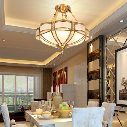 Floral Brass Ceiling Lamp Floor lamp