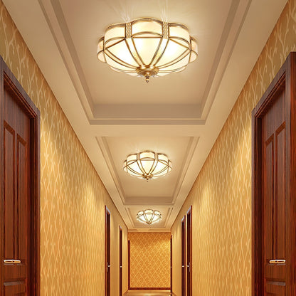 Floral Brass Ceiling Lamp Floor lamp