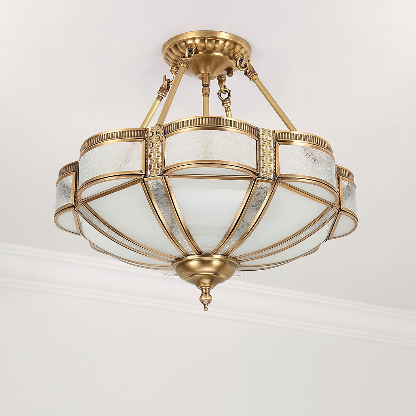 Floral Brass Ceiling Lamp Floor lamp