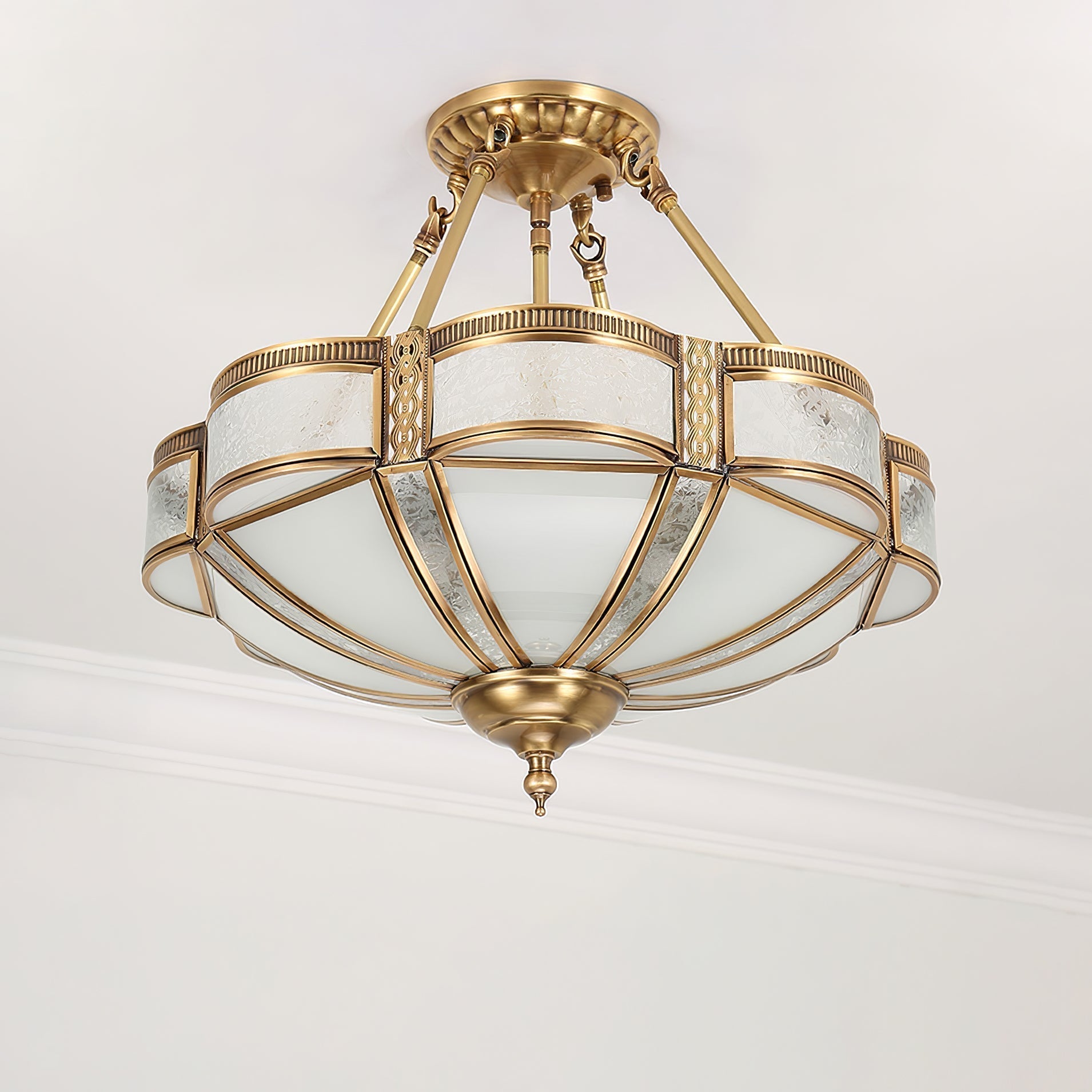Floral Brass Ceiling Lamp Floor lamp