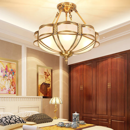 Floral Brass Ceiling Lamp Floor lamp