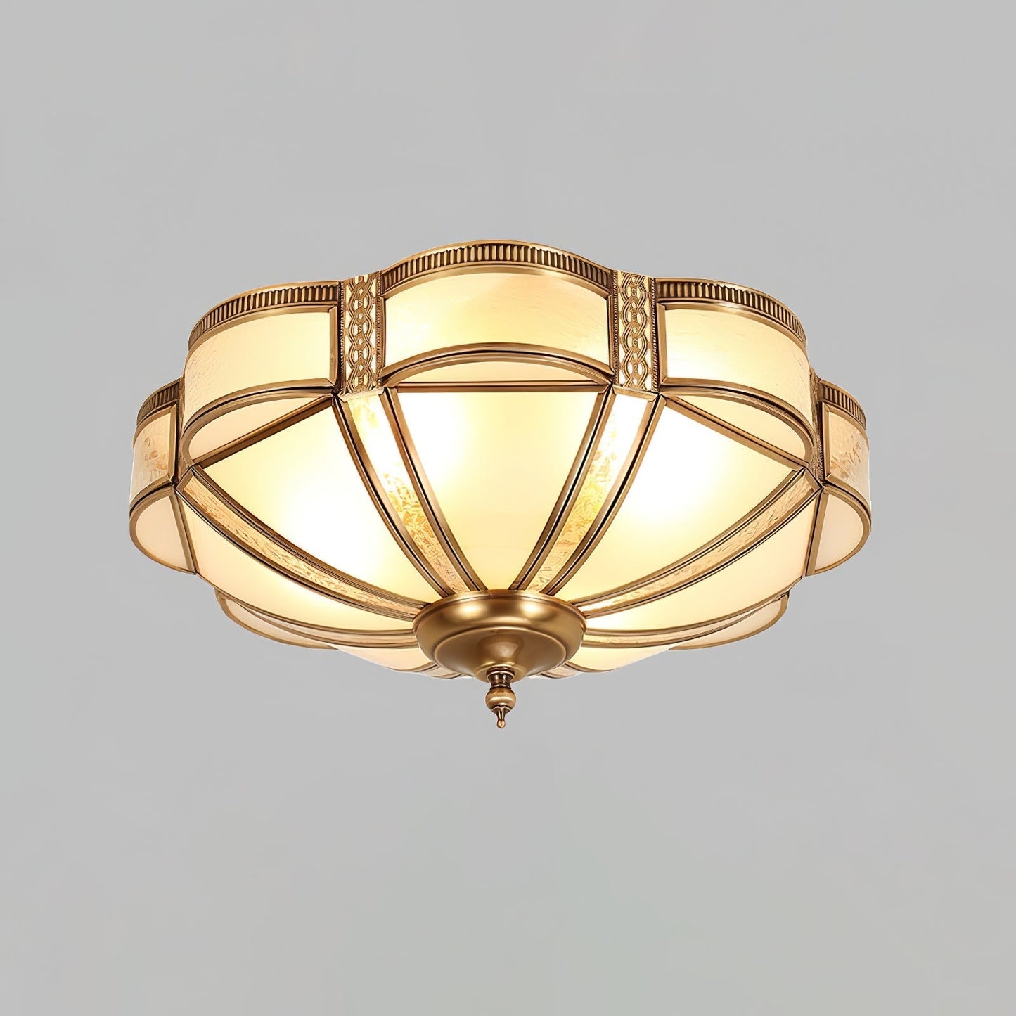 Floral Brass Ceiling Lamp Floor lamp