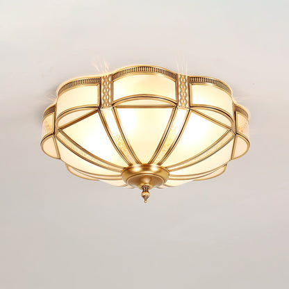 Floral Brass Ceiling Lamp Model A ? 23.6″ x H 7.1″ / Brass Floor lamp