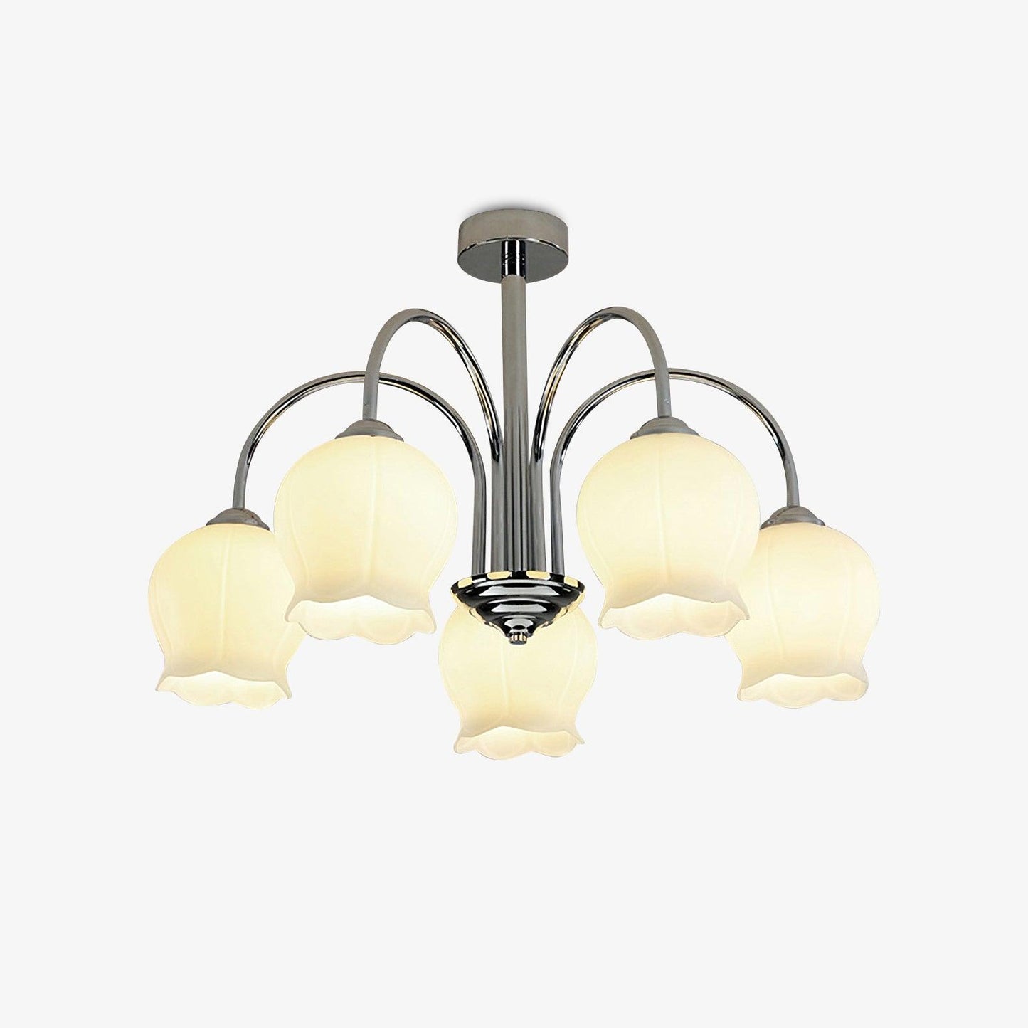 Floral Glass Chandelier Chandelier